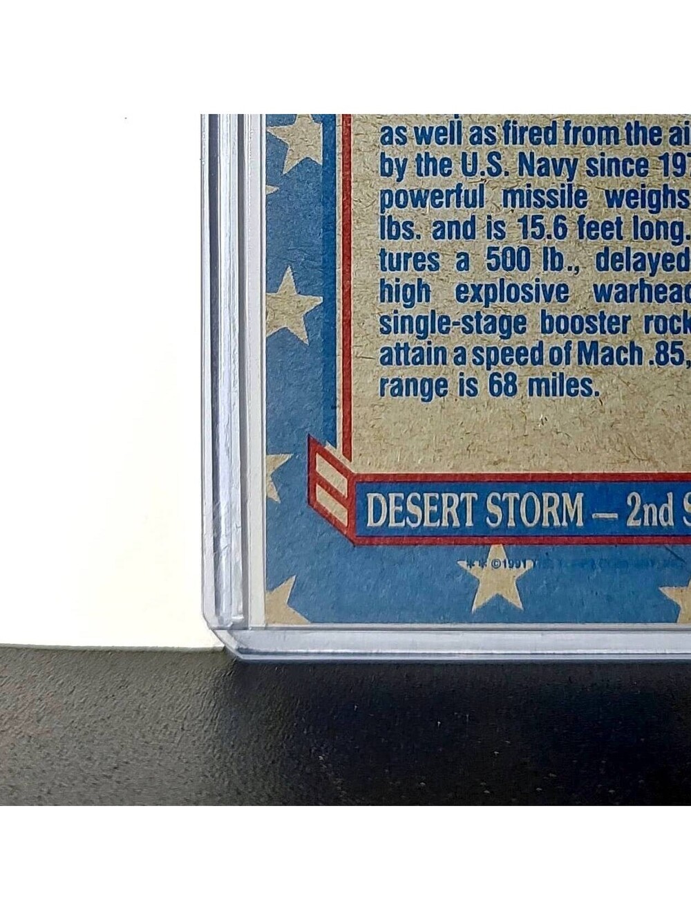 Harpoon Launch 1991 Topps Desert Storm #152 Card - Picture 9 of 10